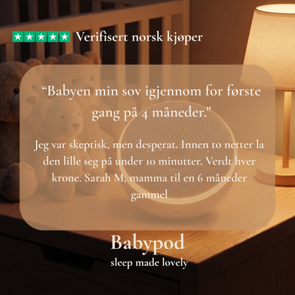 Babypod hvit støy maskin