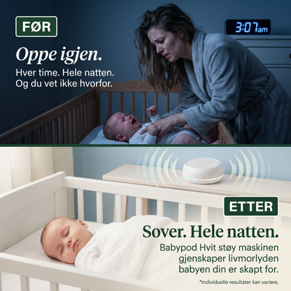 Babypod hvit støy maskin